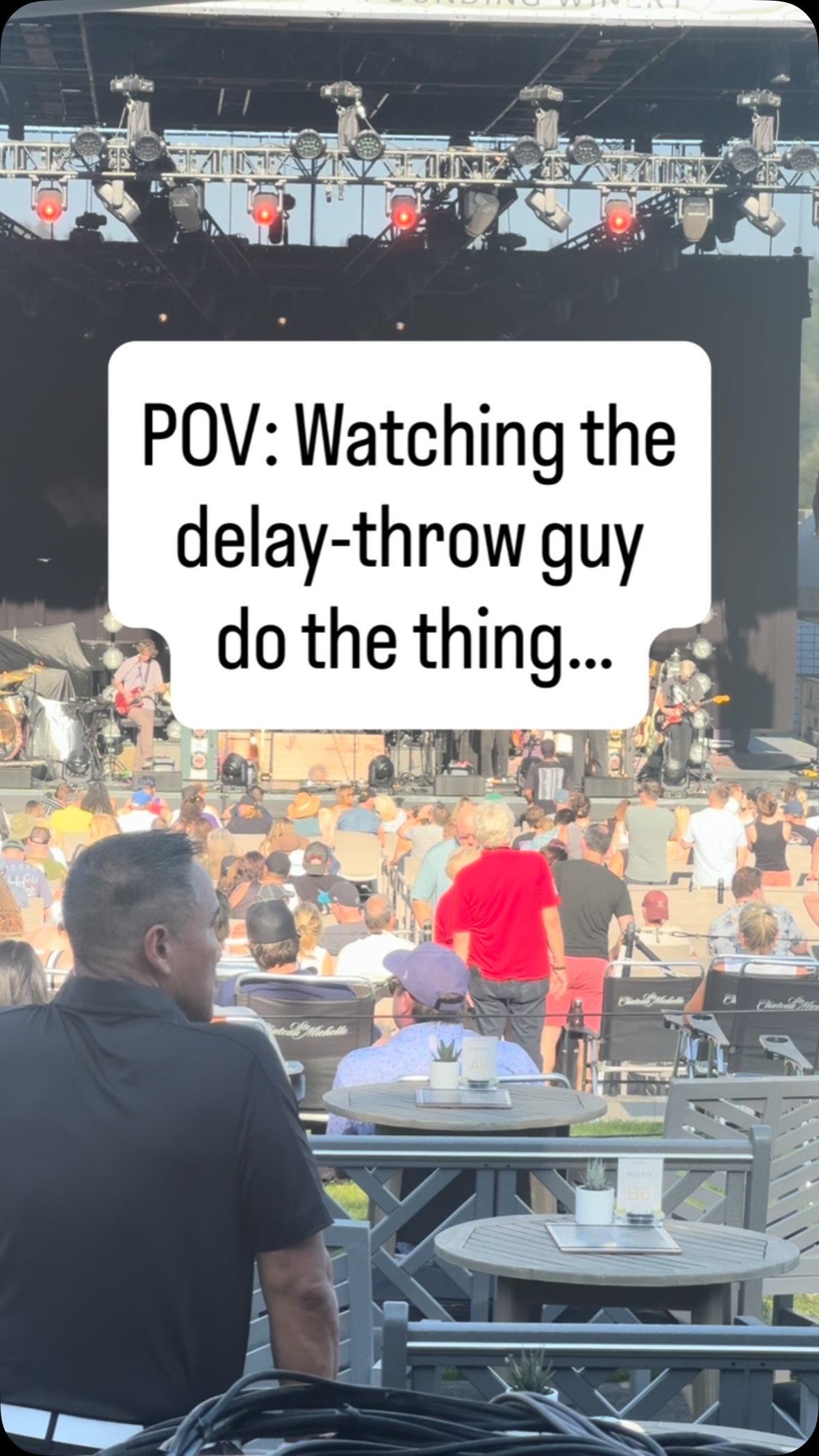 It’s like watching DaVinci paint the Mona Lisa. Checkout @michaelkeithlewis and @truckpackerapp #delaythrow #livesound